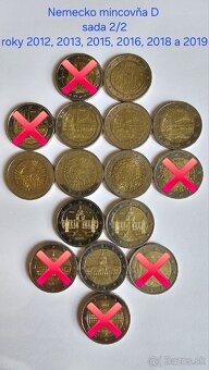 Obehové pamätné 2€ mince EÚ - 3