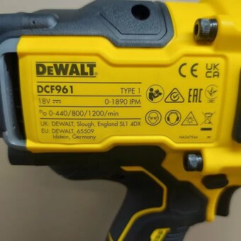 Nový Aku rázový utahovák Dewalt DCF961NT - 3