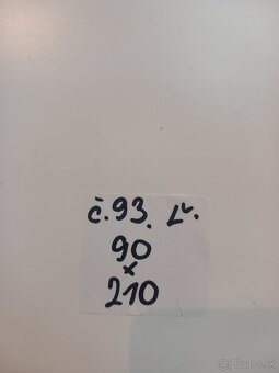 Plastové dvere č.93.  90x210cm. P - 3