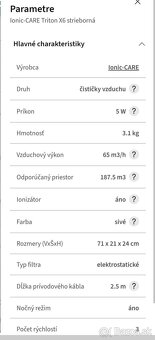 Čistička vzduchu Ionic care - 3