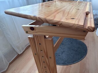 Písací stôl Julia borovica - 3