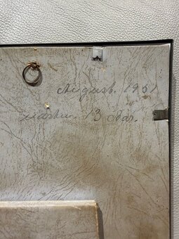 Starý obrázok v ráme - 3