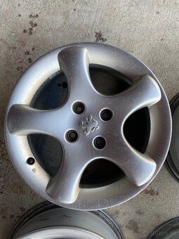 Peugeot hliníkové disky 4x108 R15 - 3