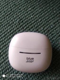 Predám bezdrôtové slúchadlá Blue star biela farba - 3