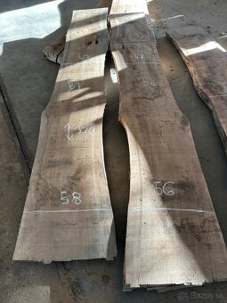 Vysušené orechové fošne, 8 cm, orech, orechové rezivo - 3
