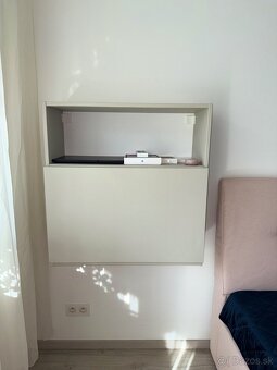 Drevený sklápací stolík na homeoffice alebo šijací stroj - 3