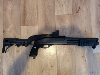 Tokyo Marui M870 Breacher Green gas / HPA - 3