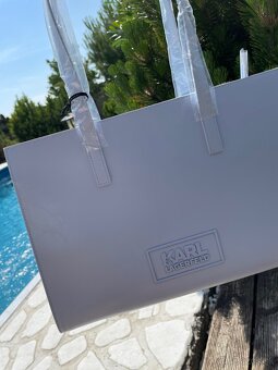 Karl Lagerfeld Kabelka babyblue - 3