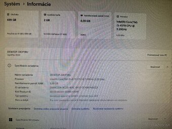 Stolový počítač Dell 9020  i5-4570  8GB  SSD+HDD  GT1030 - 3