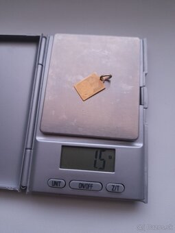 Zlatý prívesok Blížencov so striebornou retiazkou - 3