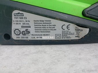 Predám elektrické nožnice na živý plot - 3