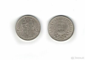Rôzne mince slovenský štát a Slovensko - 3