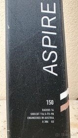 Fischer Aspire 150cm,posuvný Marker Alpinist,pásy,haršajzne - 3