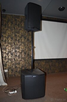 Set 2x reprobox, 2x subwoofer, odposluch, zosilňovač, rack - 3