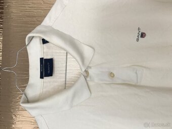 GANT originál white pánske polotricko XL - 3