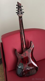 Schecter C-7 Multiscale Silver Mountain - Blood Moon - 3