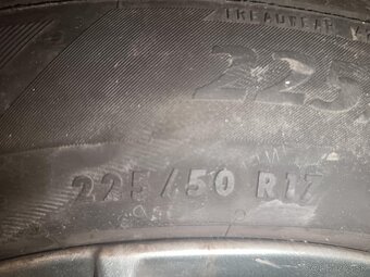 Predám sadu kolies 225/50 R17 - 3