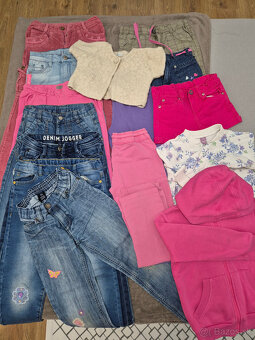 balik oblecenia dievca 122/128 vel. - 3