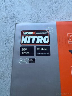 reťazová píla WORX 20V nitro - 3
