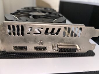 Predám grafickú kartu MSI GeForce GTX 1060 3GB OC - 3
