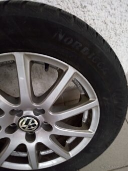 Predám kolesa VW so zimnymi pneu Matador 4ks 205/60/16 - 3