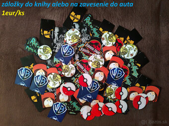 Záložky do knihy, Micro SD karta Samsung, USB kľúč SanDisk - 3