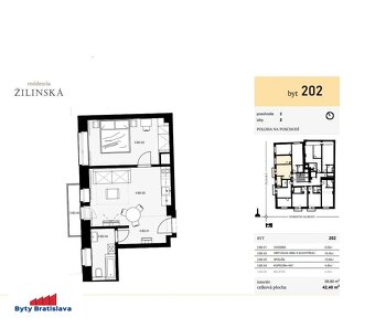 RK Byty Bratislava predá 2 izb. byt na ul. Žilinská, BA I - 3