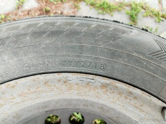 pneumatiky 195/65 r15 Octavia 2 disky plechove - 3