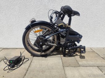 Skladací elektrický bicykel btwin e-hoptown 500 - 3