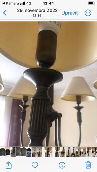 Luster a 2 nástennými lampami - 3