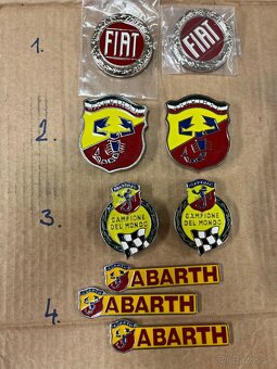 Emblemy Abarth, Fiat - 3