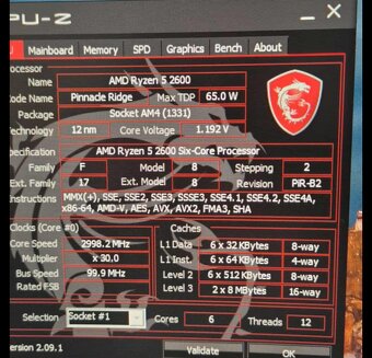 AMD Ryzen 5 2600 - 3