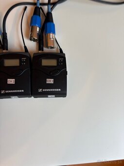 Predám bezdrôtové mikrofóny Sennheiser EW 100 G2 - 3