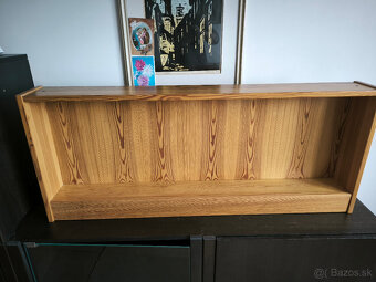 2x Drevenné závesné police z masívu - 3