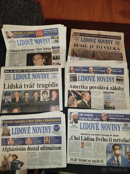 Utok na Ameriku,stare noviny - 3