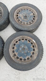 Predám zimnú sadu plecháčov 5x112 r16 Gislaved - 3