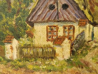 Obraz Šumavská chalupa, olej 31x40 - 3