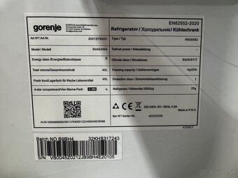 Chladnička GORENJE R44E4W4 - 3