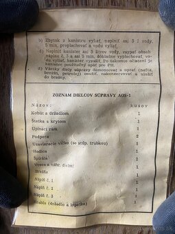 Stará vojenská dekontaminačná súprava - 3