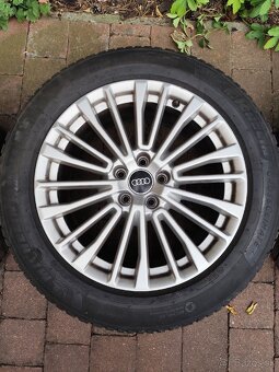 Original Audi disky a celoročné pneu michelin r18 - 3
