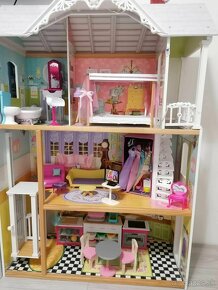Barbie drevený domček - 3