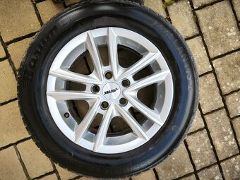 AL DISKY AUTEC 15" + Letné pneu Barum 195/65/R15 - 3