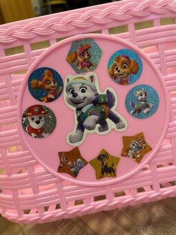 Detský rúžový košík Labková Patrola - 3