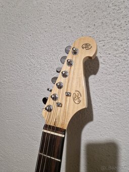 Elektrická gitara SX SST/ASH/R natural rosewod - 3