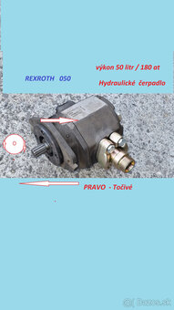 Hydraulické čerpadlá ,  Hydromotory - k pohonom techniky - 3