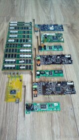 PCI karty a DDR1 ramky spolu - 3