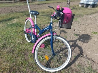 Dievčenský bicykel BTWIN 24 + prilba - 3