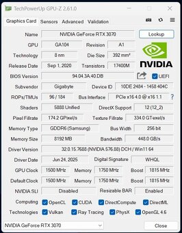 GIGABYTE RTX 3070 GAMING OC - 3