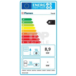 Krbové kachle Trenk Plamen 11kW, farba čierna - 3
