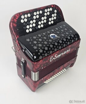 Chromaticky akordeon E-Soprani , B-system vhodny do ZUŠ - 3